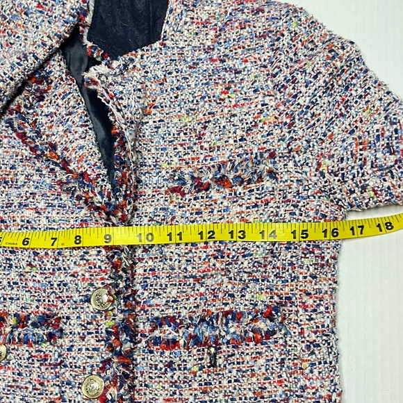 Zara Colorful Tweed Jacket - Picture 10 of 12